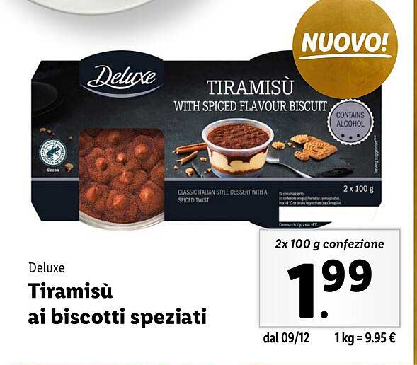 Tiramisù ai biscotti speziati