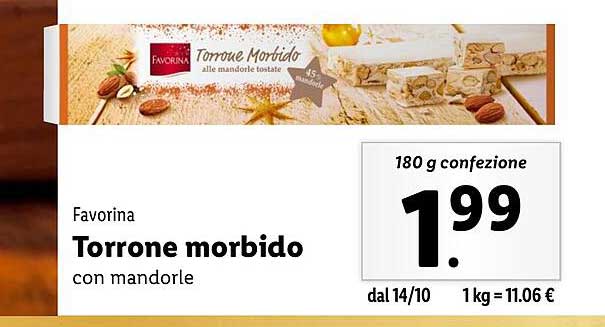 Torrone morbido con mandorle