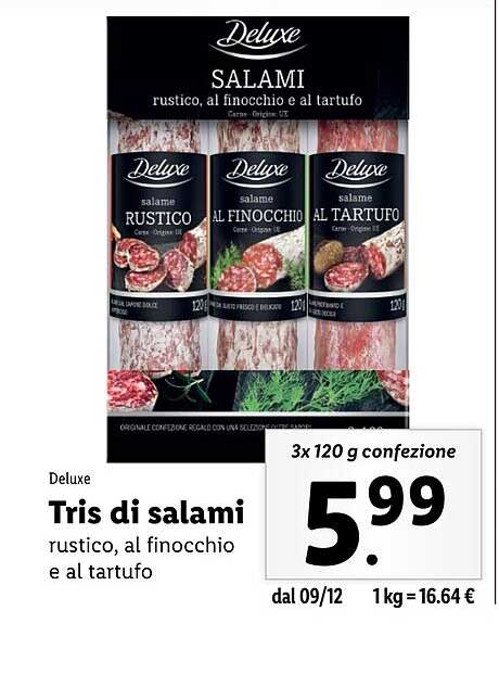 Tris di salami