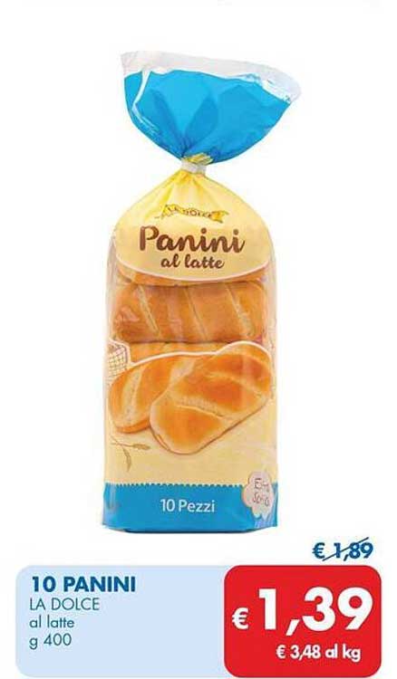 10 PANINI al latte