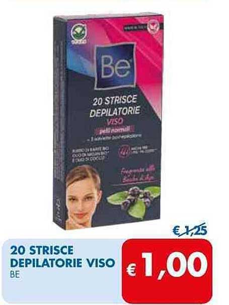 20 STRISCE DEPILATORIE VISO BE