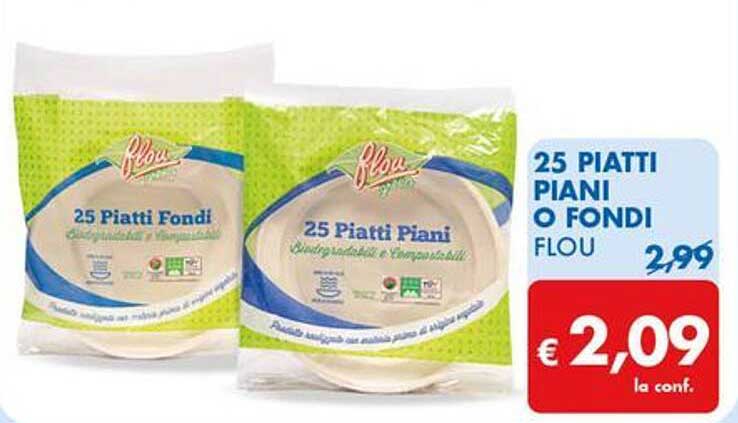 25 Piatti Piani o Fondi Flou