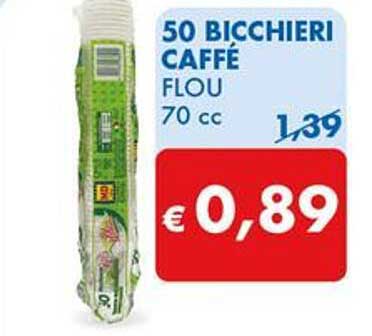 50 BICCHIERI CAFFÉ FLOUJ 70 cc