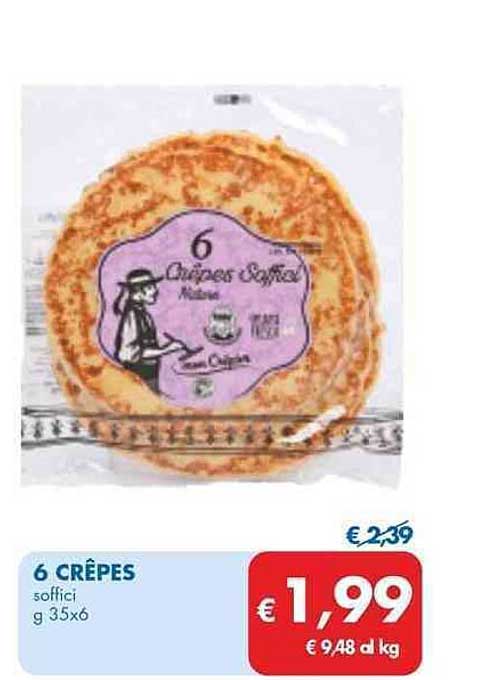 6 CRÊPES