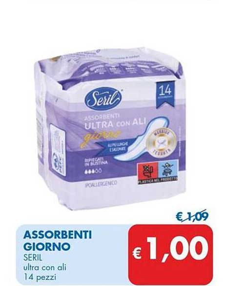 ASSORBENTI GIORNO SERIL