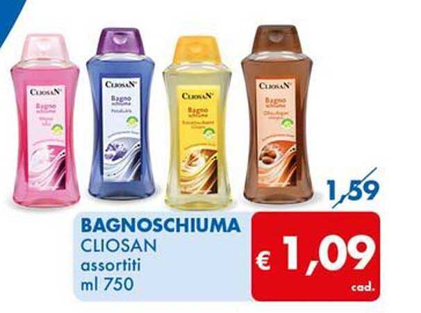 BAGNOSCHIUMA CLIOSAN assortiti