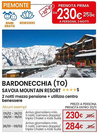 BARDONECCHIA (TO) SVOIA MOUNTAIN RESORT ****S