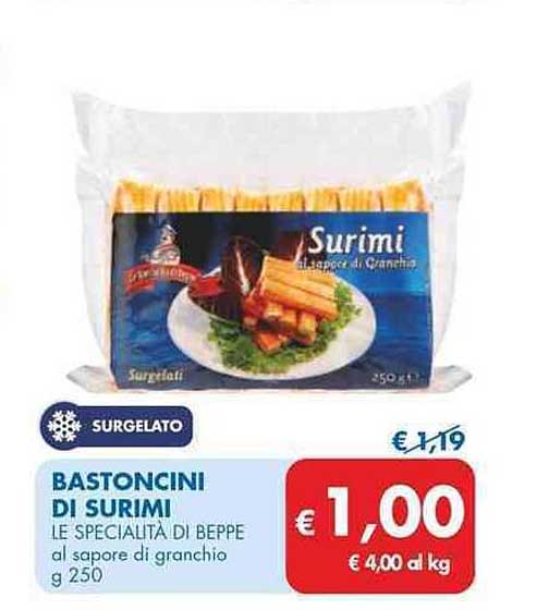 BASTONCINI DI SURIMI