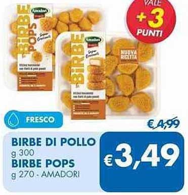 BIRBE DI POLLO  
BIRBE POPS