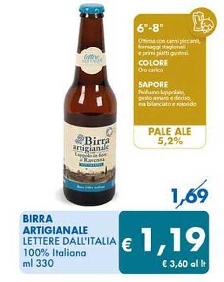 BIRRA ARTIGIANALE LETTERE DALL'ITALIA