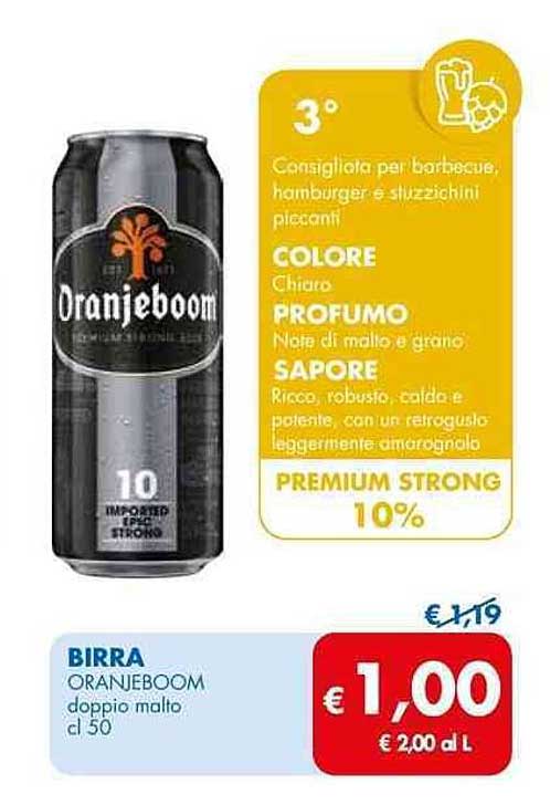 BIRRA ORANJEBOOM doppio malto cl 50