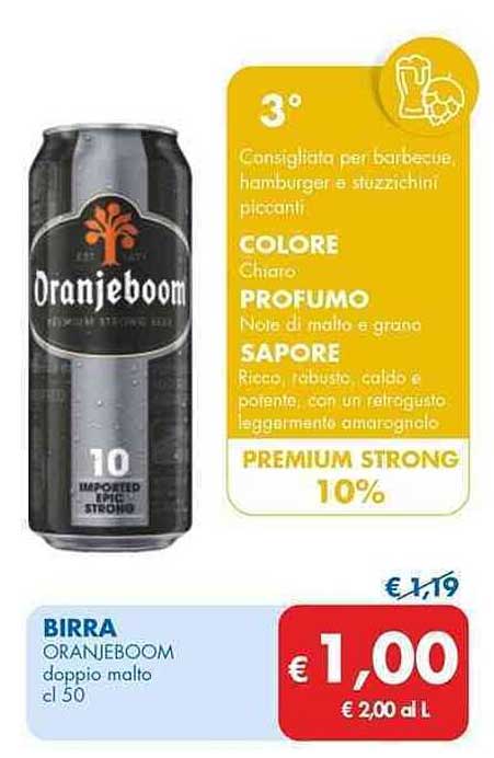 Birra Oranjeboom doppio malto cl 50