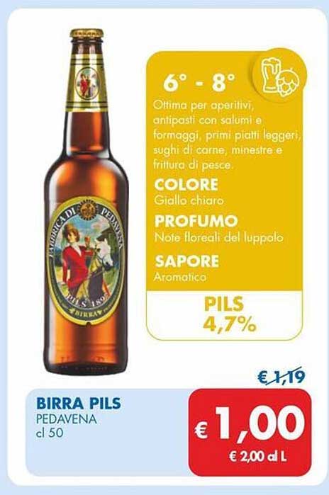 BIRRA PILS PEDAVENA