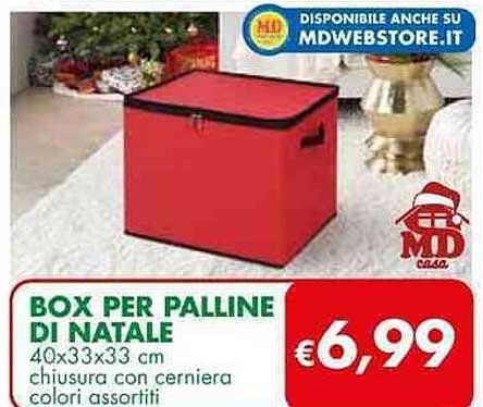 BOX PER PALLINE DI NATALE