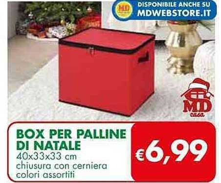 BOX PER PALLINE DI NATALE