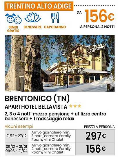 BRENTONICO (TN) APARTHOTEL BELLAVISTA