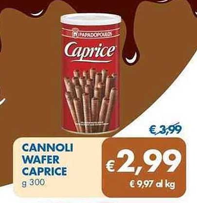 CANNOLI WAFER CAPRICE