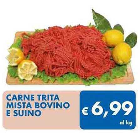 CARNE TRITA MISTA BOVINO E SUINO