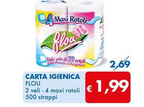 CARTA IGIENICA FLOU