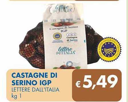 CASTAGNE DI SERINO IGP