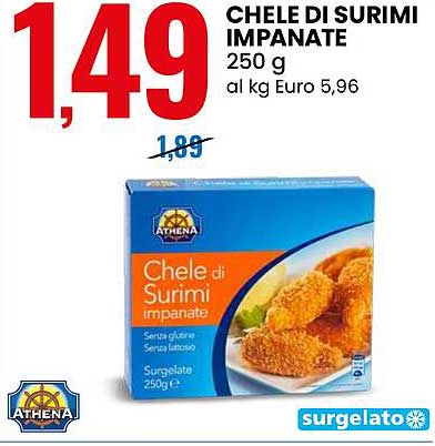 CHELE DI SURIMI IMPANATE