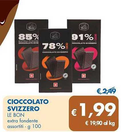 CIoccolato svizzero Le Bon