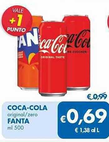 COCA-COLA original/zero FANTA