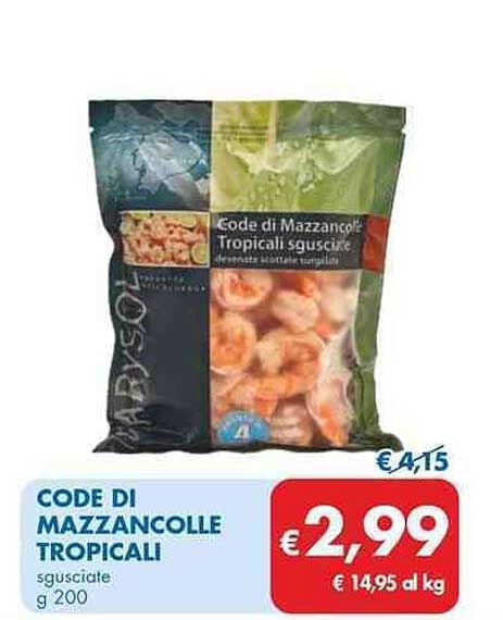 Code di Mazzancolle Tropicali