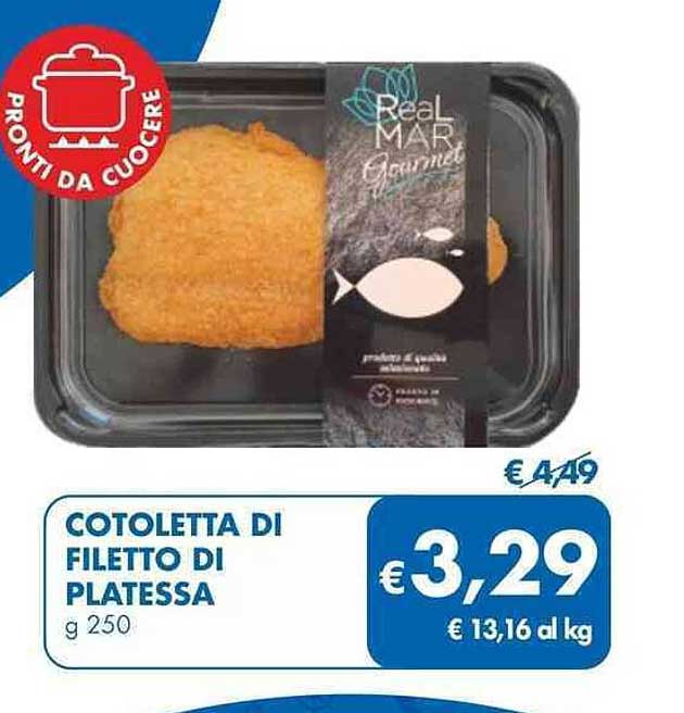 COTOLETTAA DI FILETTO DI PLATESSA