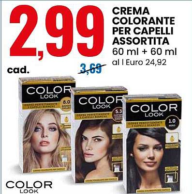 CREMA COLORANTE PER CAPELLI ASSORTITA