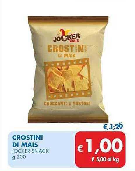 CROSTINI DI MAIS