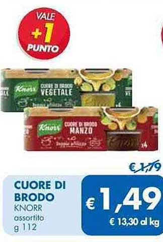 CUORE DI BRODO KNORR assortito