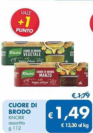 CUORE DI BRODO KNORR assortito