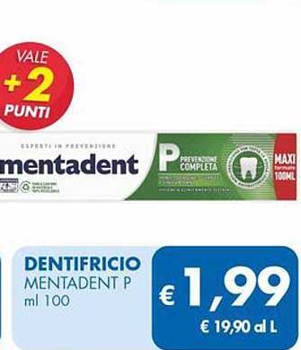 DENTIFRICIO MENTADENT P ml 100