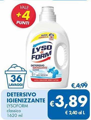 DETERSIVO IGIENIZZANTE LYSOFORM classicо 1620 ml