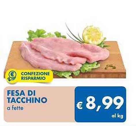 FESA DI TACCHINO a fette