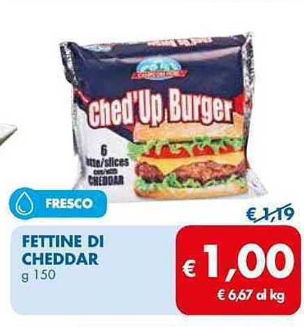 FETTINE DI CHEDDAR