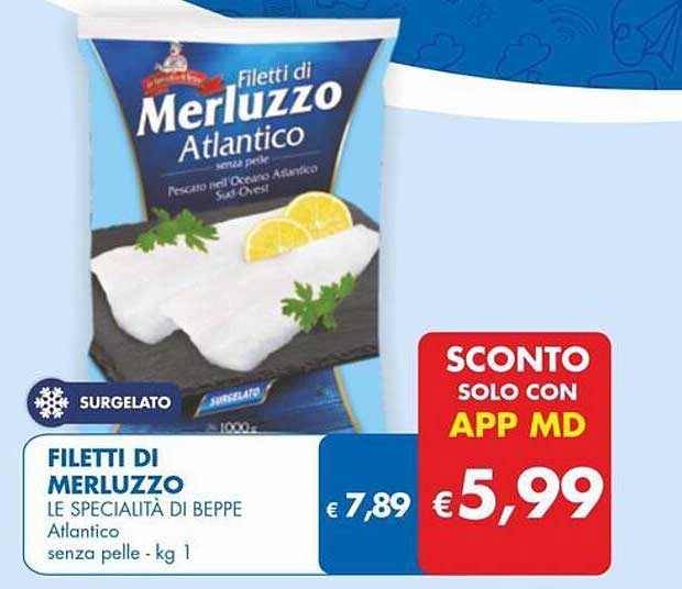 FILETTI DI MERLUZZO Atlantico