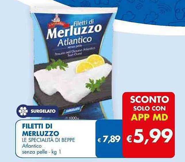 FILETTI DI MERLUZZO Atlantico