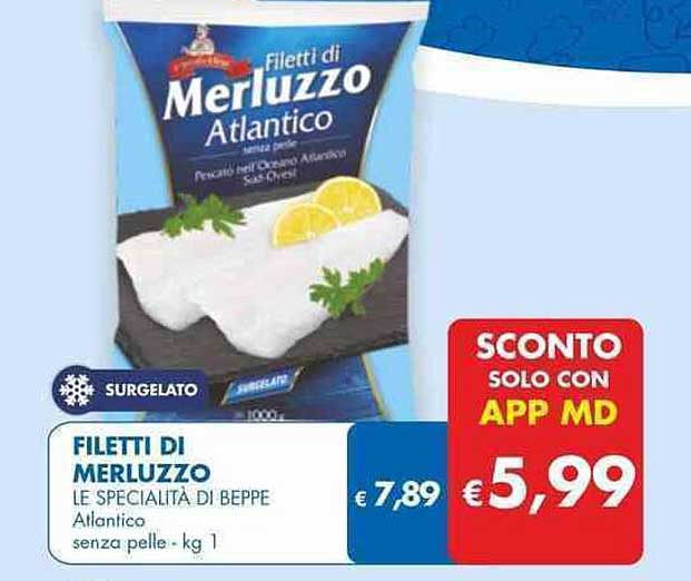 FILETTI DI MERLUZZO Atlantico