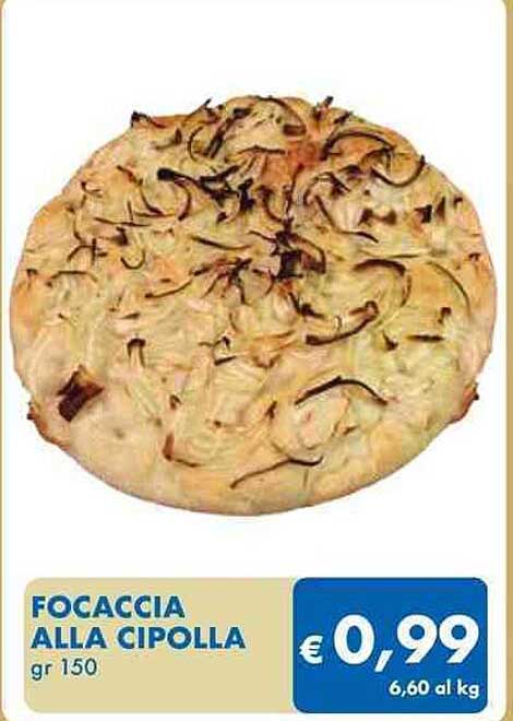 Focaccia alla cipolla