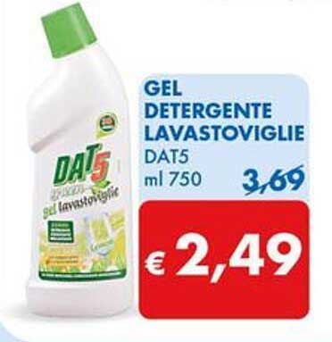 GEL DETERGENTE LAVASTOVIGLIE DAT5