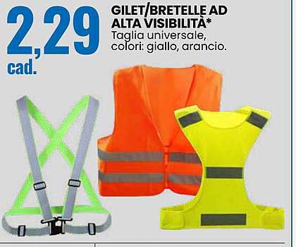 GILET/BRETELLE AD ALTA VISIBILITÀ*