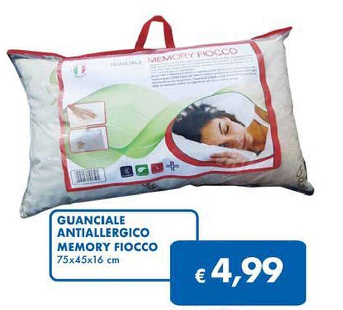 GUANCIALE ANTIALLERGICO MEMORY FIOCCO