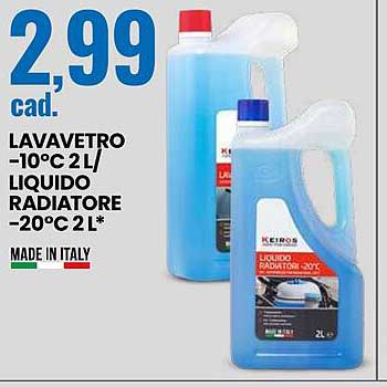 LAVAVETRO -10°C 2L/ LIQUIDO RADIATORE -20°C 2L*