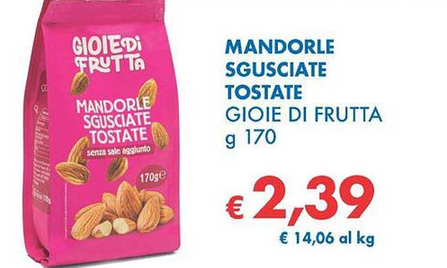 MANDORLE SGUSCIATE TOSTATE