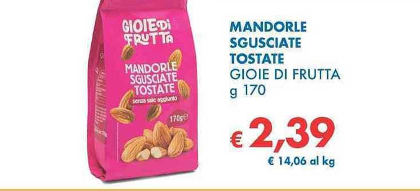 MANDORLE SGUSCIATE TOSTATE