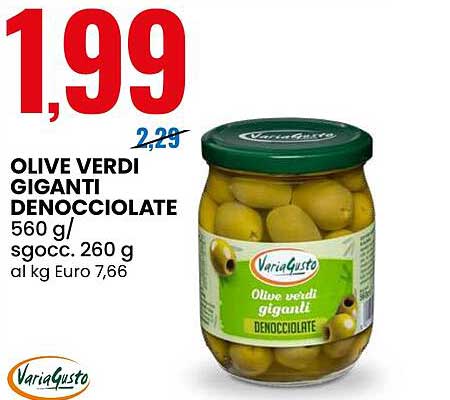 OLIVE VERDI GIGANTI DENOCCIOLATE