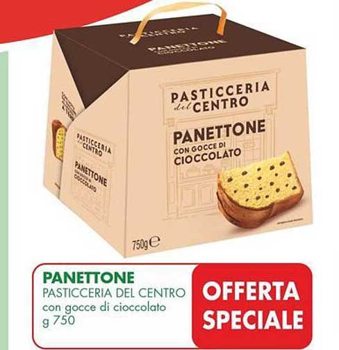 PANETTONE PASTICCERIA DEL CENTRO con gocce di cioccolato