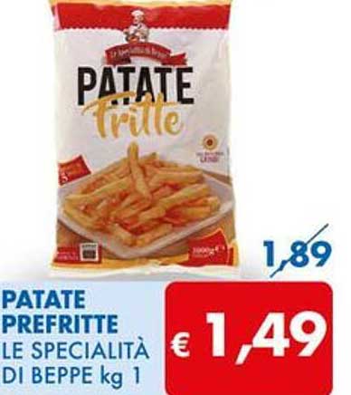 PATATE PREFRITTE LE SPECIALITÀ DI BEPPE kg 1